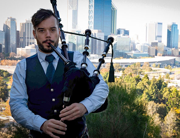 Perth Bagpiper